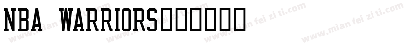 nba warriors字体转换